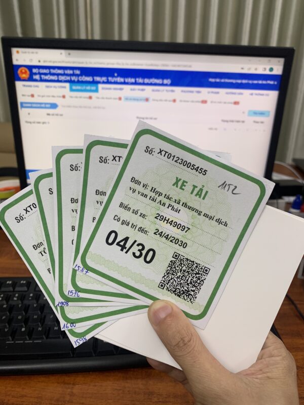 phù hiệu xe tải